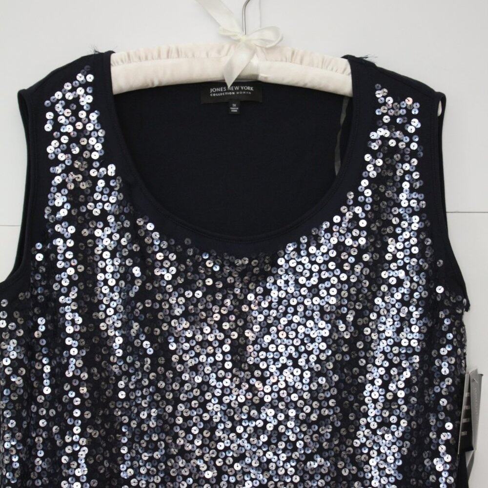Jones New York Tank With Sequence Size 1x - image 5